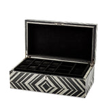 Brazilian Wild Walnut Veneer Locking Jewelry Box