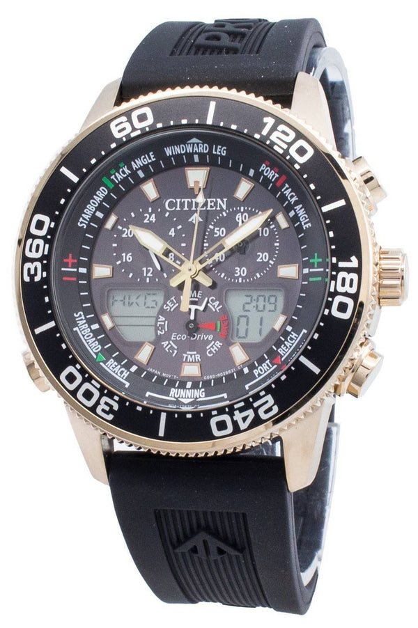 Citizen PROMASTER Marine Eco-Drive JR4063-12E Chronograph 200M Men's Watch