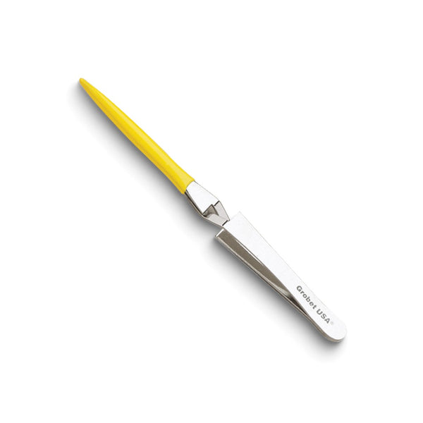 Grobet Cross-Locking Coated Forceps/Steam 6.5inch Tweezers