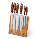 Luxury Knives Bamboo Magnetic Knife Block