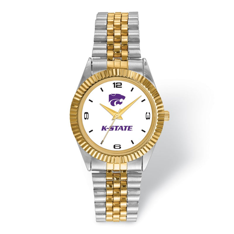 LogoArt Kansas State University Pro Two-tone Gents Watch