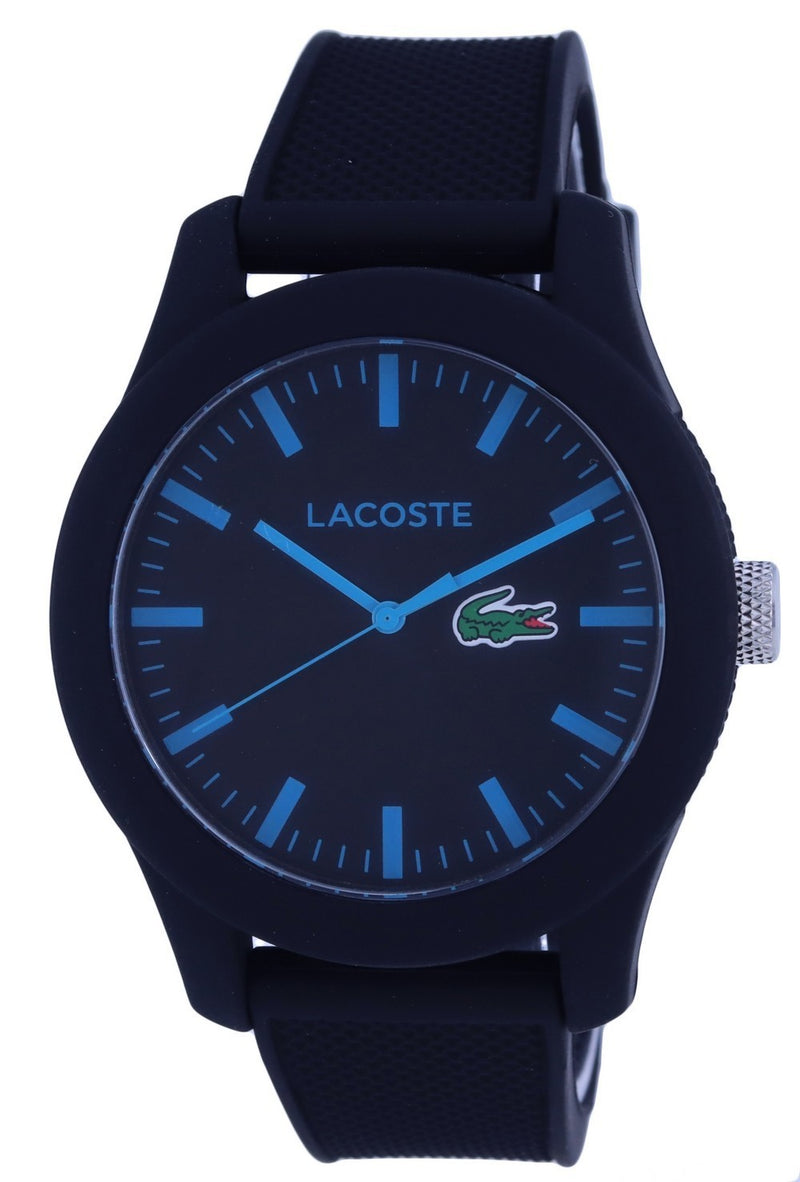 Lacoste Analog Silicon Black Dial Quartz LA-2010791.G Men's Watch