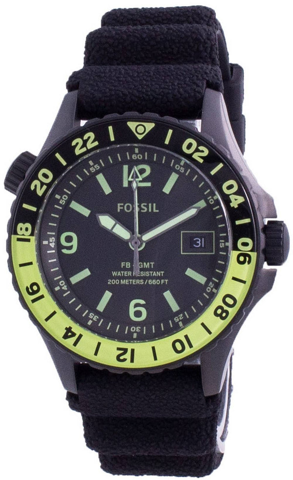 Fossil FB-GMT Curator Titanium Limited Edition Quartz LE1107 200M Men's Watch