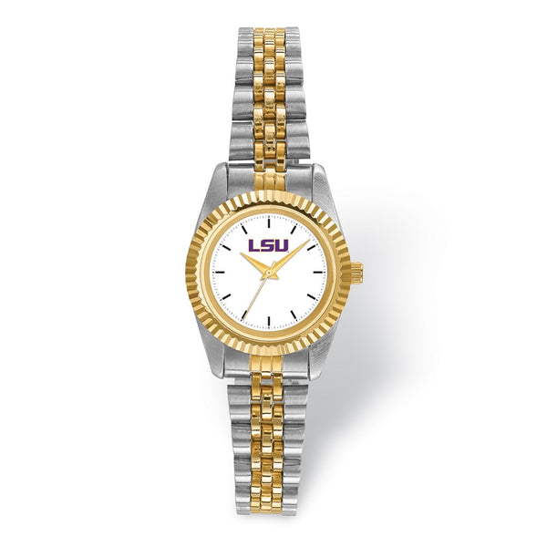 LogoArt Louisiana State University Pro Two-tone Ladies Watch