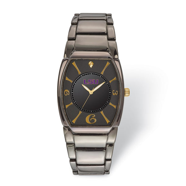 LogoArt Louisiana State University Executive Black-plated Watch