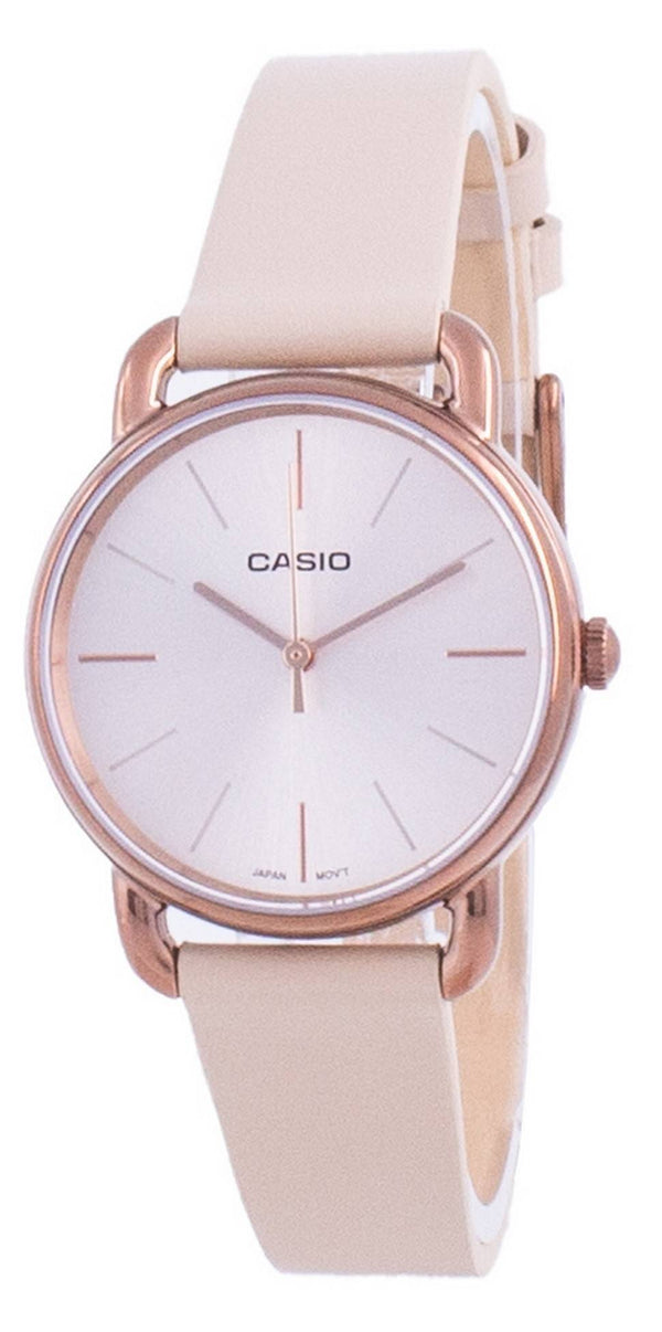 Casio Rose Gold Tone Dial Quartz LTP-E412RL-5A LTPE412RL-5 Women's Watch