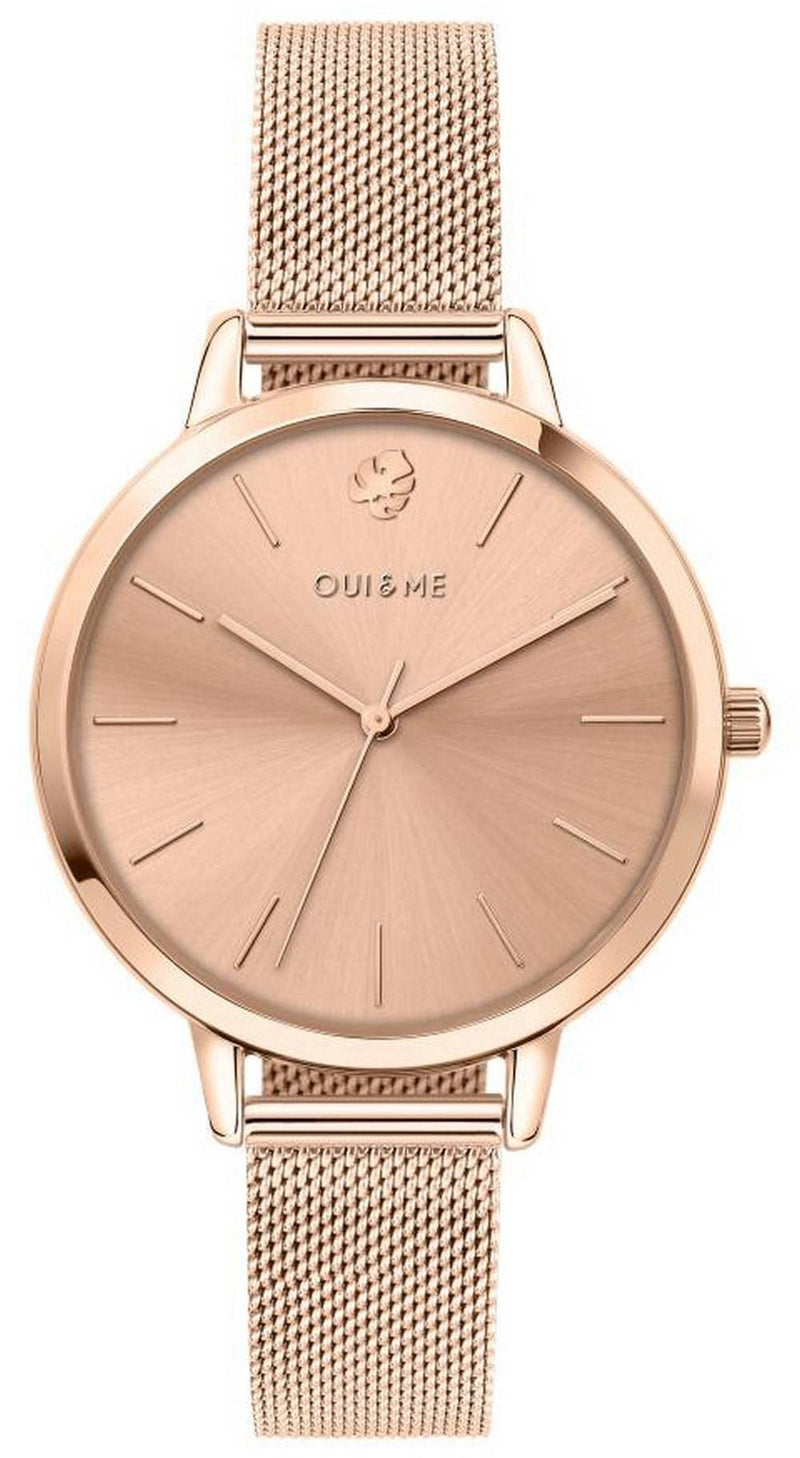 Oui  Me Grande Amourette Rose Gold Tone Stainless Steel Quartz ME010021 Women's Watch
