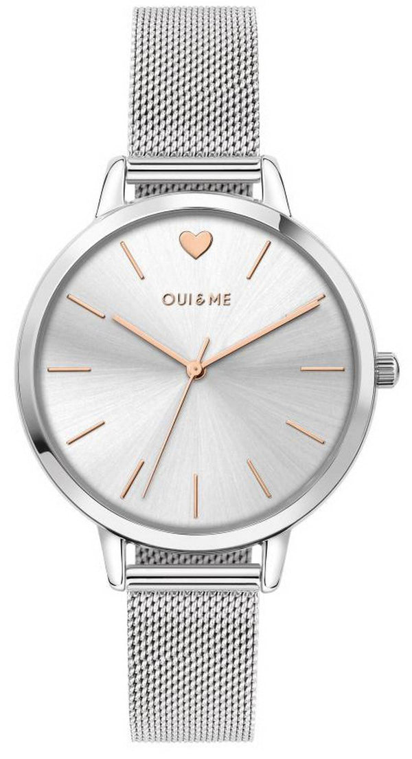 Oui & Me Amourette Silver Dial Stainless Steel Quartz ME010022 Women's Watch
