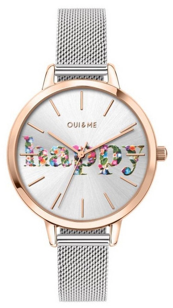 Oui & Me Grande Amourette Silver Dial Stainless Steel Quartz ME010029 Women's Watch