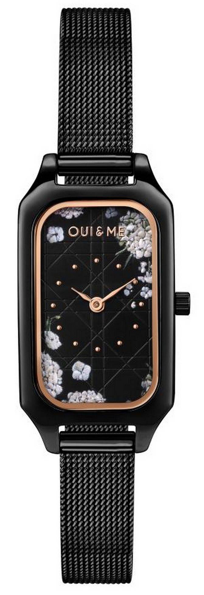Oui & Me Finette Dark Grey Dial Stainless Steel Quartz ME010119 Women's Watch