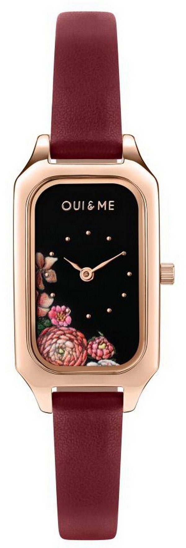 Oui  Me Finette Black Dial Leather Strap Quartz ME010124 Women's Watch