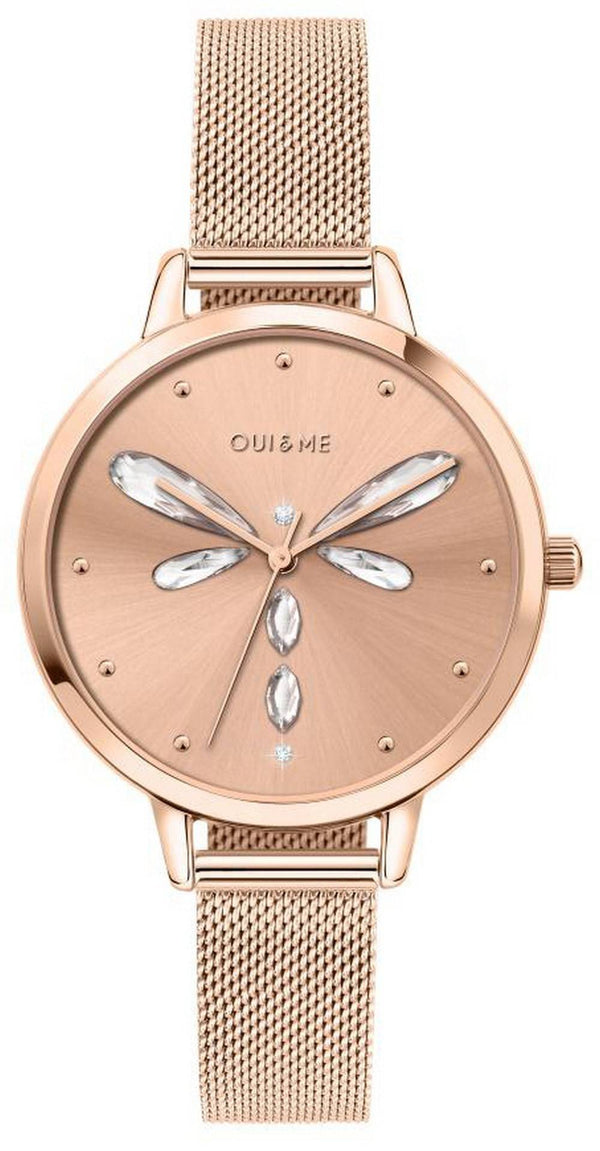 Oui & Me Amourette Rose Gold Tone Stainless Steel Quartz ME010138 Women's Watch
