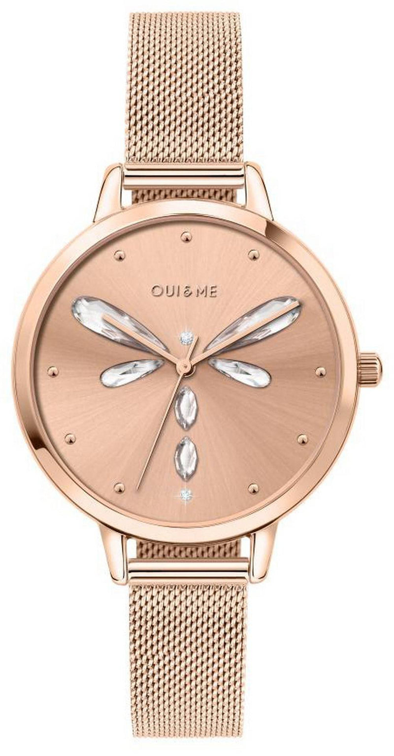 Oui & Me Amourette Rose Gold Tone Stainless Steel Quartz ME010138 Women's Watch