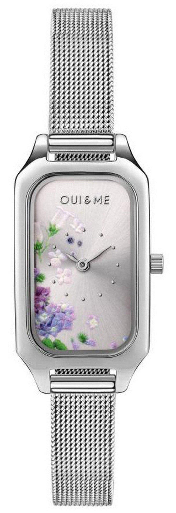 Oui  Me Finette Silver Sunray Dial Stainless Steel Quartz ME010161 Women's Watch
