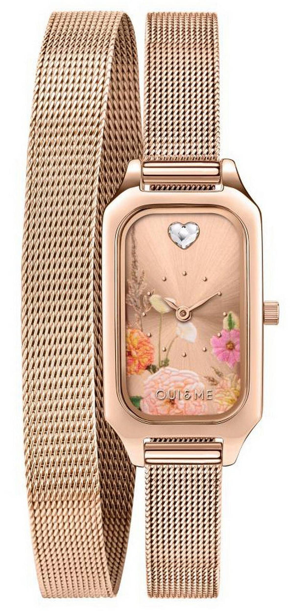 Oui & Me Finette Rose Gold Tone Stainless Steel Quartz ME010164 Women's Watch
