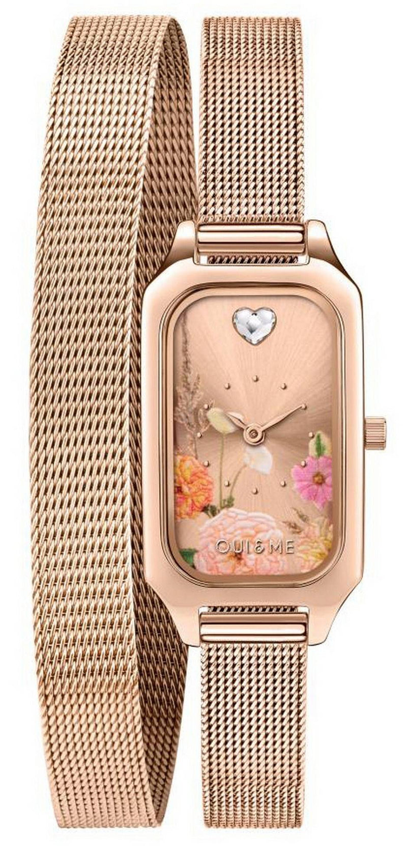 Oui & Me Finette Rose Gold Tone Stainless Steel Quartz ME010164 Women's Watch