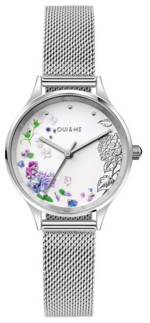 Oui & Me Bichette White Dial Stainless Steel Quartz ME010175 Women's Watch