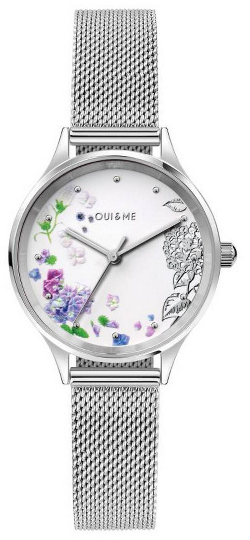 Oui & Me Bichette White Dial Stainless Steel Quartz ME010175 Women's Watch