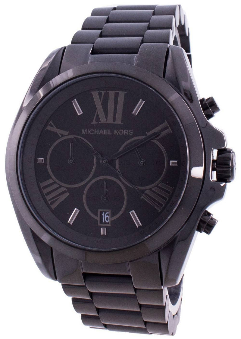 Michael Kors Bradshaw Chronograph Black Ion-plated MK5550 Unisex Watch