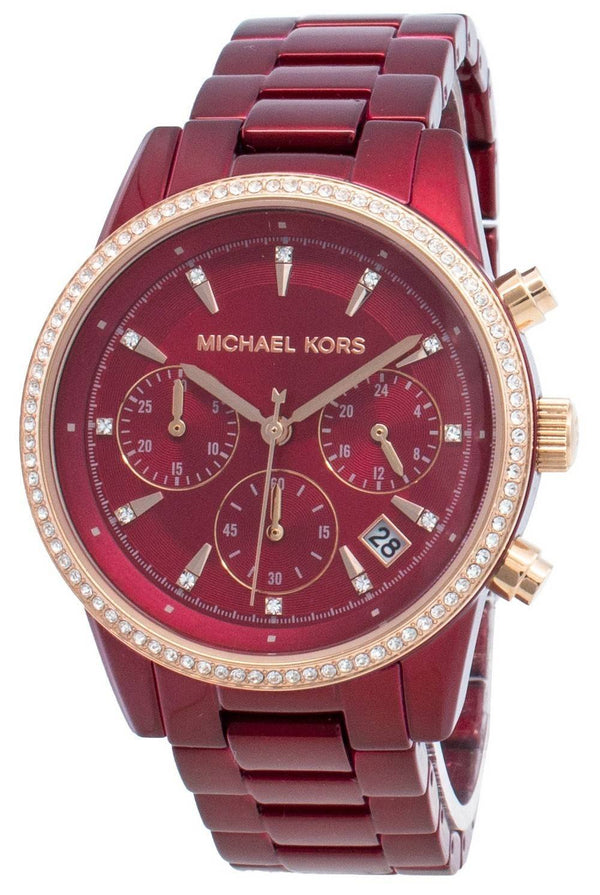 Michael Kors Ritz MK6665 Diamond Accents Quartz Women's Watch