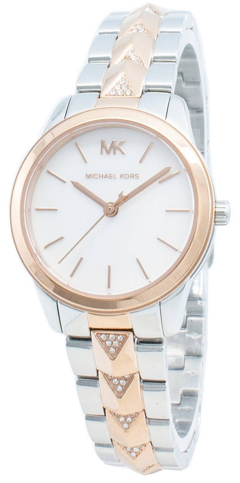 Michael Kors Runway Mercer Two Tone Stainless Steel Quartz MK6717 Women's Watch
