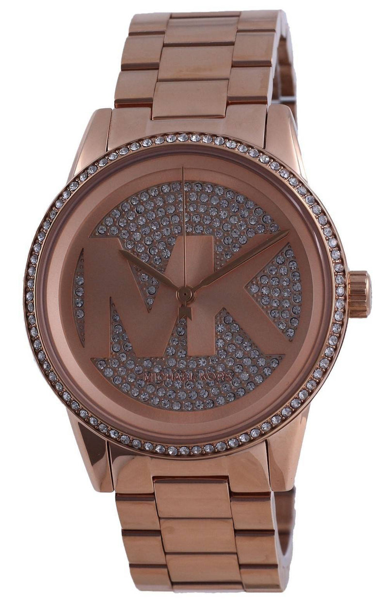 Michael Kors Ritz Stainless Steel Crystal Quartz MK6863 Women's Watch