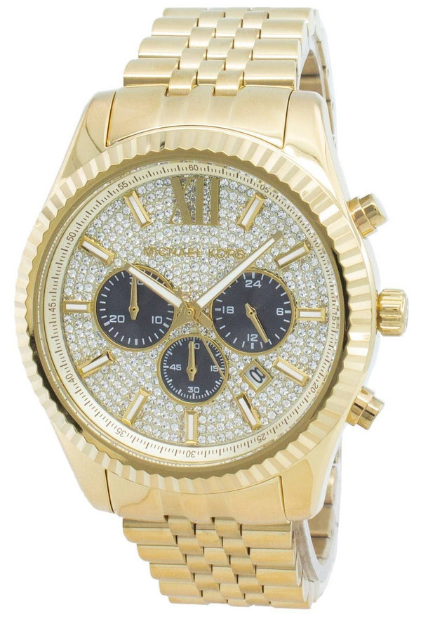 Michael Kors Lexington Chronograph Quartz Crystal Accent MK8494 Men's Watch