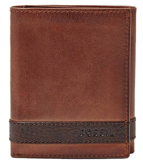 Fossil Quinn Trifold Brown ML3645200 Men's Wallet