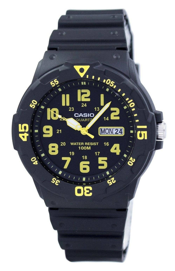 Casio Quartz Analog Black Dial MRW-200H-9BVDF MRW-200H-9BV Men's Watch