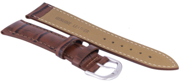 Brown Ratio Brand Leather Strap 20mm