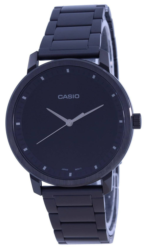 Casio Analog Black Dial Stainless Steel MTP-B115B-1E MTPB115B-1 Men's Watch