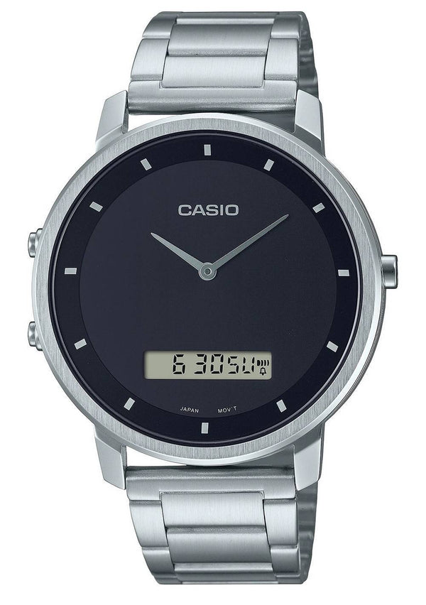 Casio Standard Stainless Steel Analog Digital MTP-B200D-1E MTPB200D-1 Men's Watch