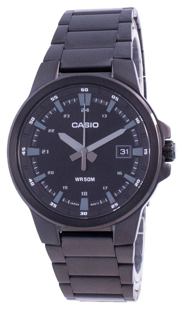 Casio Analog Black Dial Stainless Steel MTP-E173B-1A MTPE173B-1 Men's Watch