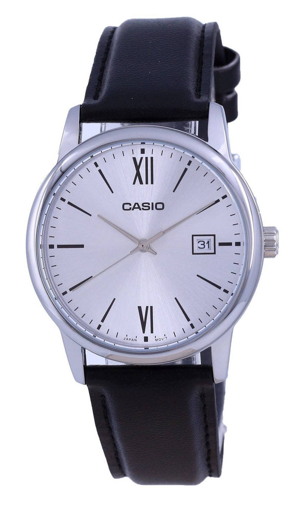 Casio Silver Dial Stainless Steel Analog Quartz MTP-V002L-7B3 MTPV002L-7 Men's Watch