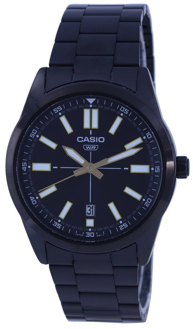 Casio Classic Analog Black Dial MTP-VD02B-1E MTPVD02B-1 Men's Watch