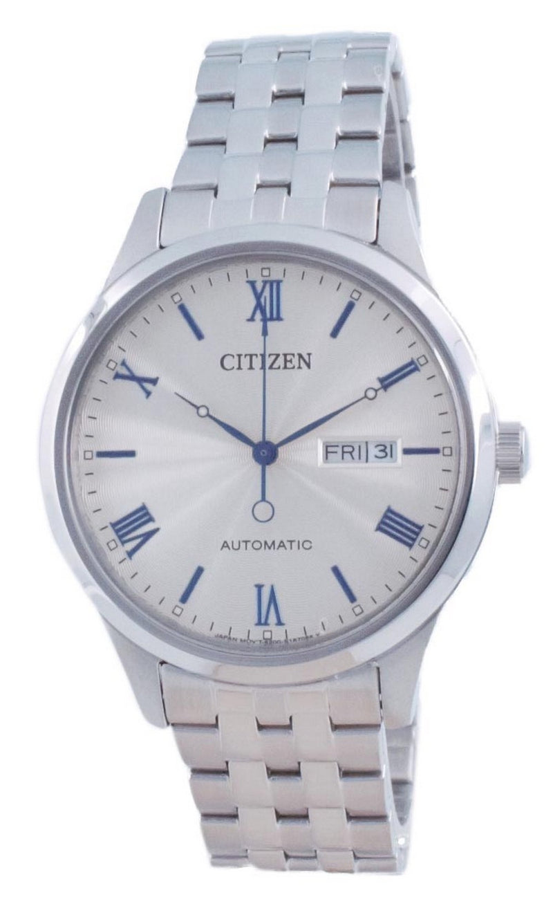 Citizen Mechanical White Dial Stainless Steel NH7501-85A Men's Watch