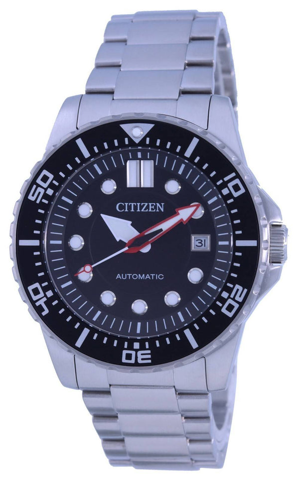 Citizen Black Dial Stainless Steel Automatic NJ0120-81E 100M Men's Watch