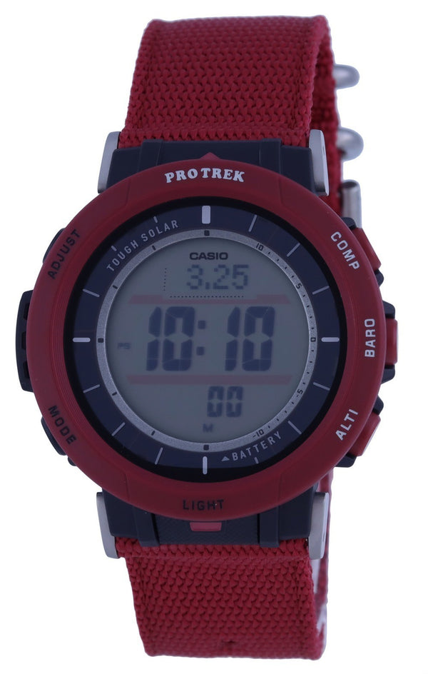 Casio Pro Trek Digital Black Dial Solar Powered PRG-30B-4 PRG30B-4 200M Men's Watch
