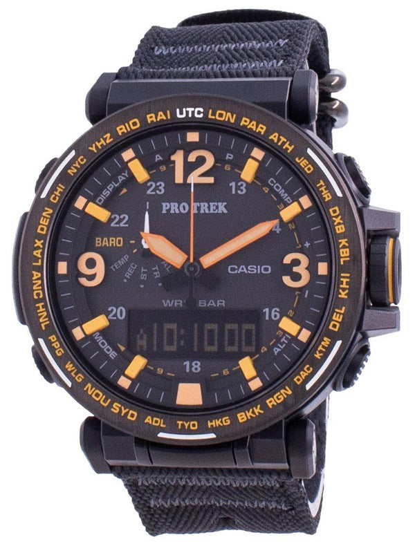 Casio Protrek World Time Solar PRG-600YB-1 PRG600YB-1 100M Men's Watch
