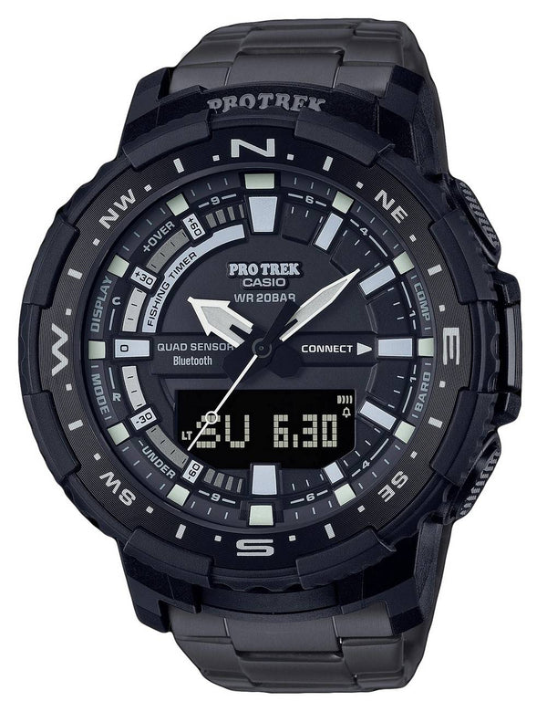 Casio Pro Trek Bluetooth Analog Digital Titanium Quartz PRT-B70YT-1 PRTB70YT-1 200M Men's Watch
