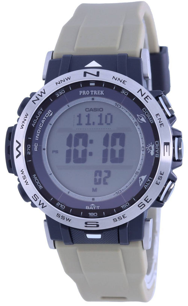 Casio Protrek Digital World Time Solar PRW-30-5 PRW30-5 100M Men's Watch