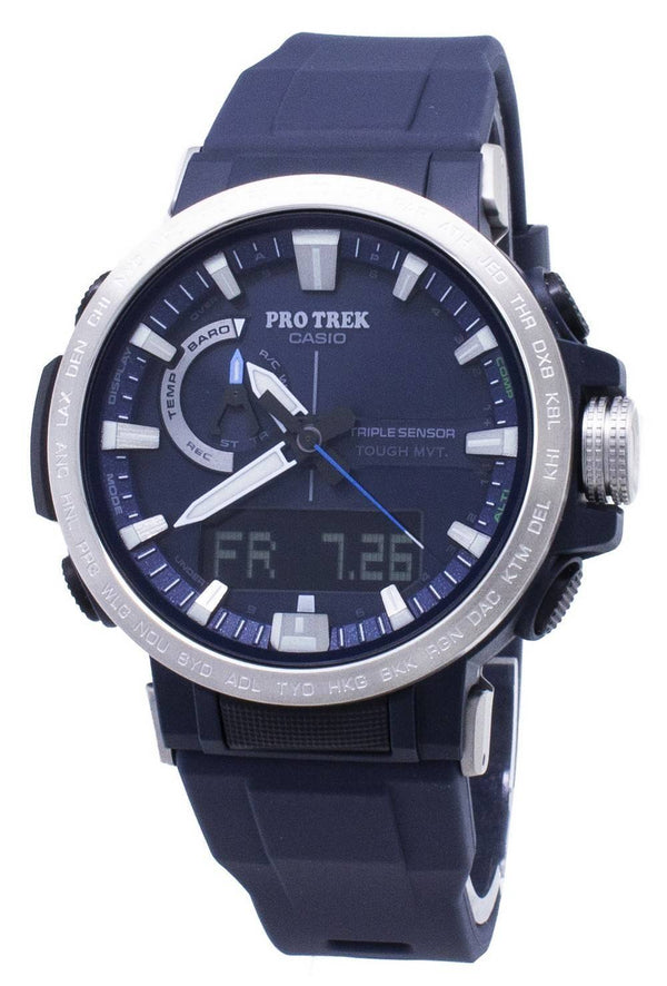 Casio Pro Trek PRW-60-2A PRW60-2A Triple Sensor MULTIBAND 6 Tough Solar Men's Watch
