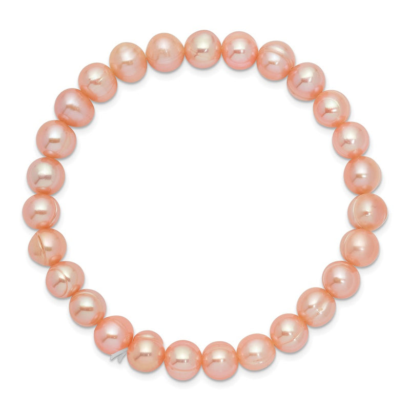 6-7mm Pink Freshwater Cultured Pearl Stretch Bracelet