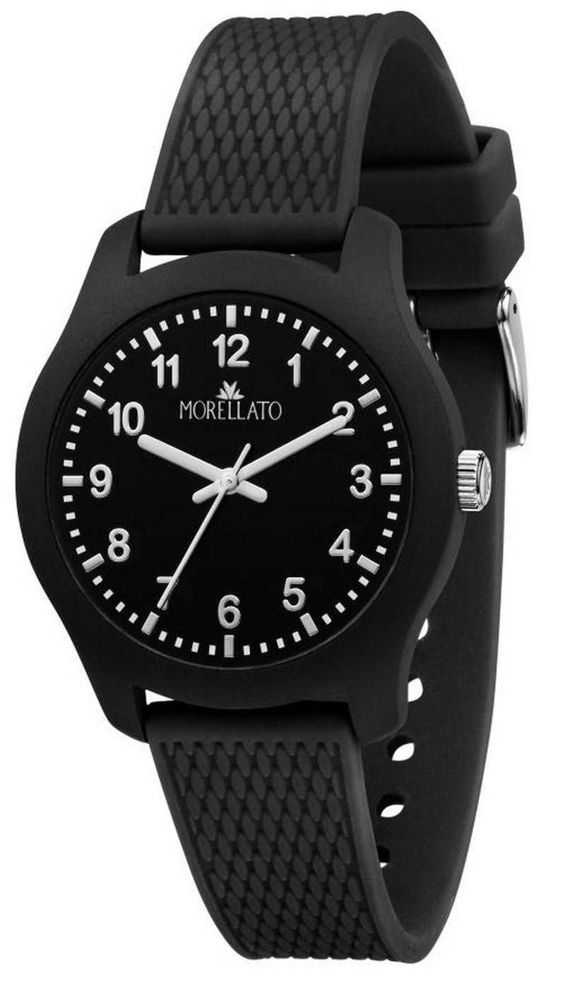 Morellato Soft Black Dial Silicon Strap Quartz R0151163001 Men's Watch