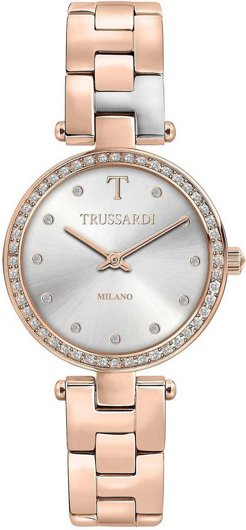 Trussardi T-Sparkling Milano Diamond Accents Quartz R2453139504 Women's Watch