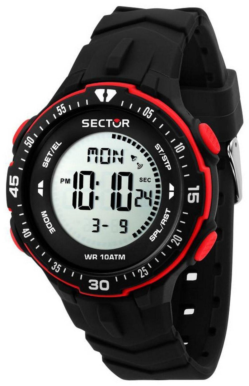 Sector EX-26 Digital Silicon Strap Quartz R3251280001 100M Men's Watch