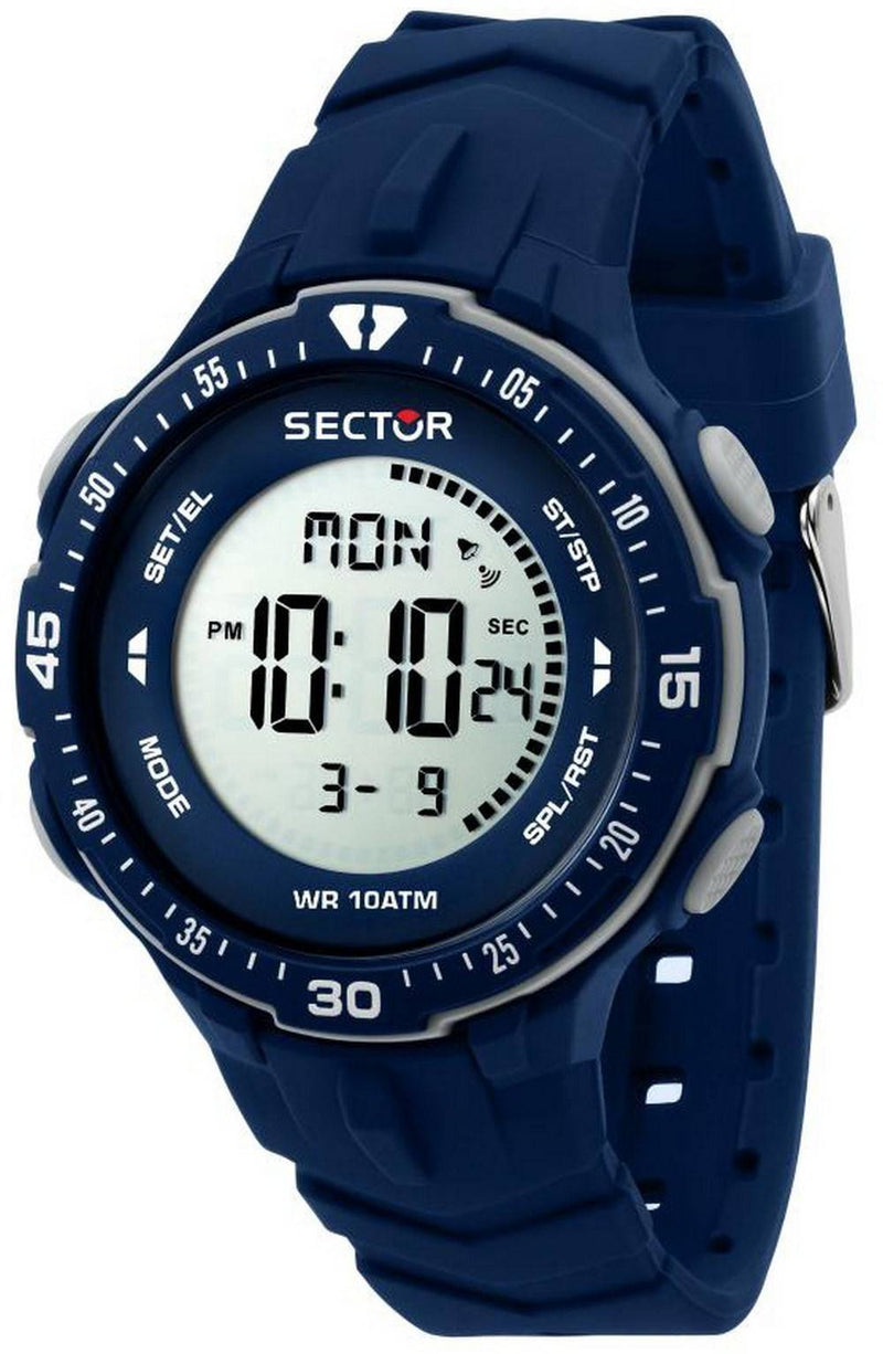 Sector EX-26 Digital Silicon Strap Quartz R3251280002 100M Men's Watch