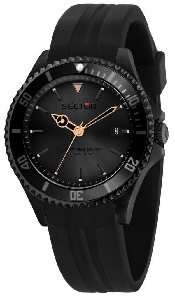 Sector De Gayardon Black Sunray Dial Quartz R3251523001 100M Men's Watch