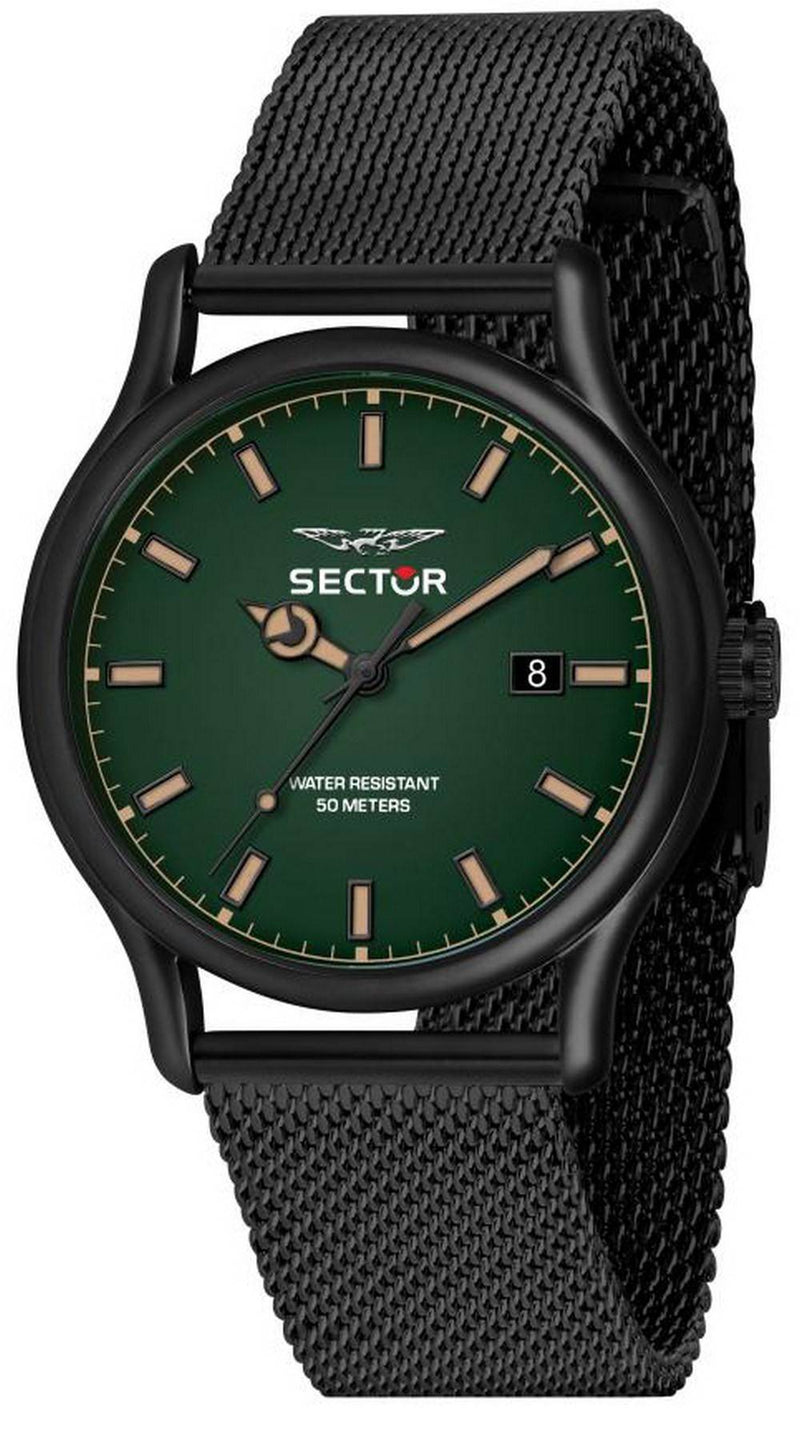 Sector 660 Green Matt Dial Stainless Steel Quartz R3253517021 Men's Watch