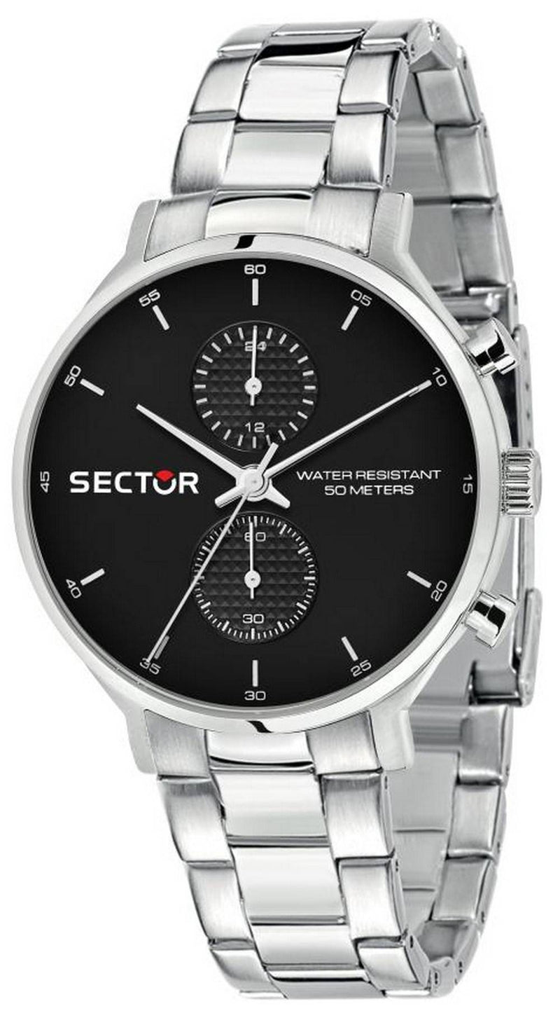 Sector 370 Black Dial Stainless Steel Quartz R3253522004 Men's Watch